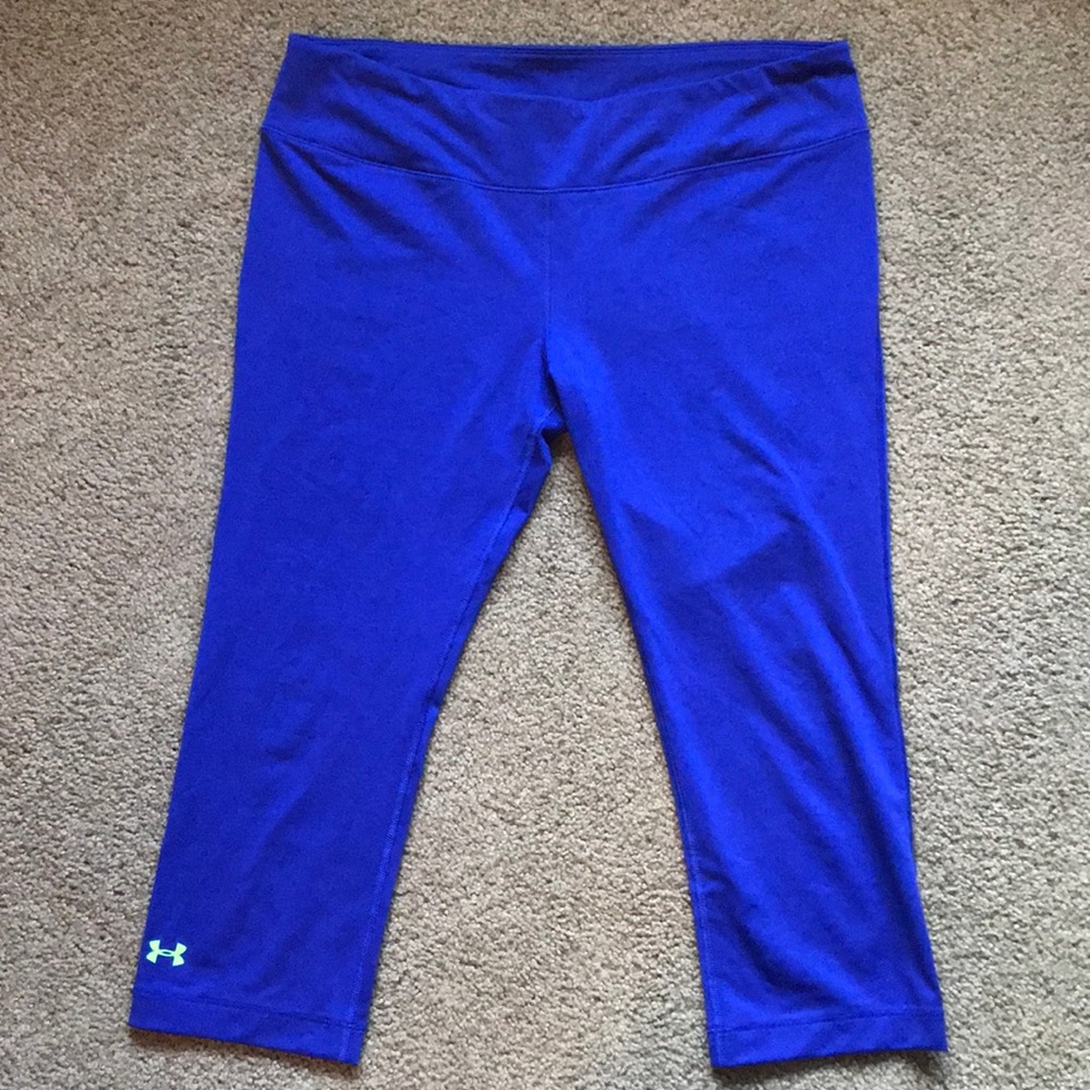 Blue Under Armour Capris L